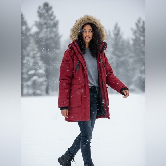 Noize Vegan Canadian Parka size L - Picture 2 of 9